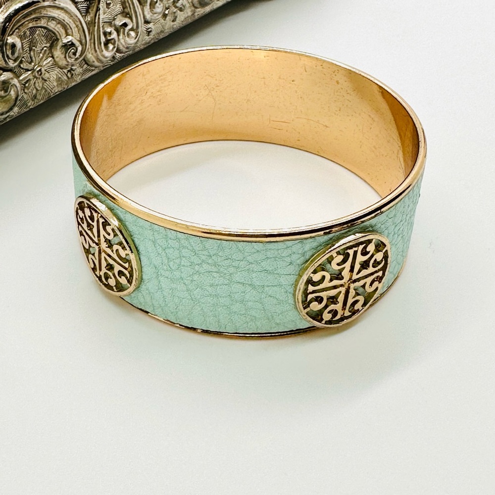 Vintage Maltese Cross Bangle Bracelet